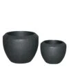 2er Set Vasen Aus Polystone Mit Einsatz - Schwarz - Berhane 2 2er Set Vasen Aus Polystone Mit Einsatz - Schwarz - Berhane -Pflanz Traum Verkaufsgeschäft 2er set vasen aus polystone mit einsatz schwarz berhane