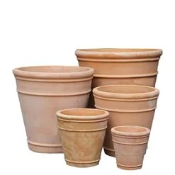 5er Set Pflanztöpfe - Terrakotta - Rund - Amabilia -Pflanz Traum Verkaufsgeschäft 5er set pflanztoepfe terrakotta rund amabilia3