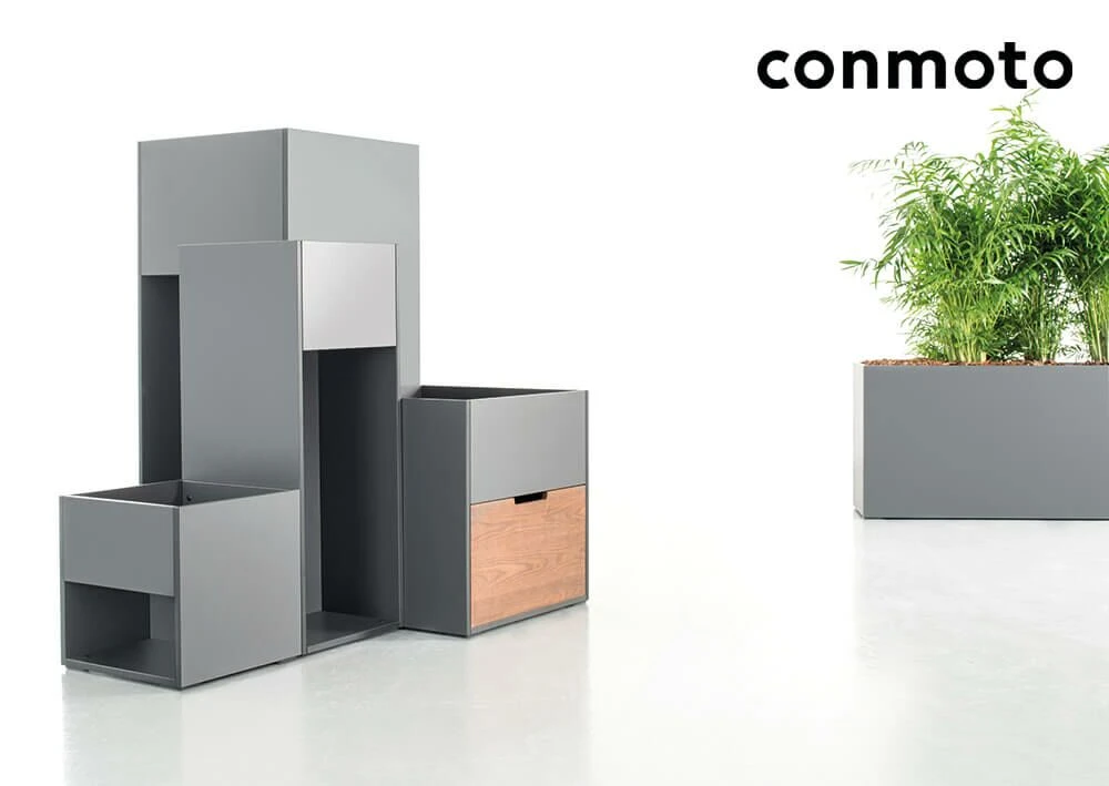 Anthrazit Outdoor Blumengefäß Aus HPL - Ticino Pflanzgefäß 6 Anthrazit Outdoor Blumengefäß Aus HPL - Ticino Pflanzgefäß – Bild 4