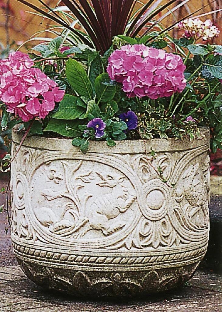 Antik Pflanzgefäß Groß - Silsoe Manor 4 Antik Pflanzgefäß Groß - Silsoe Manor – Bild 2