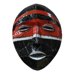 Außergewöhnliche Deko Maske Aus Recycelten Ölfässern - Nate