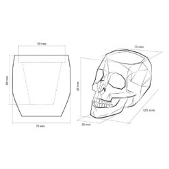 Außergewöhnlicher Totenschädel-Blumentopf Aus Beton - Gauguin -Pflanz Traum Verkaufsgeschäft aussergewoehnlicher totenschaedel blumentopf aus beton gauguin5