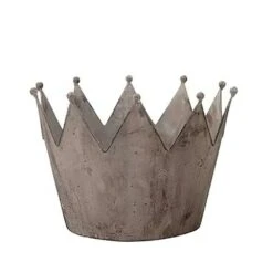 Besondere Deko Gartenskulptur Krone Aus Metall - Krone Auxilio