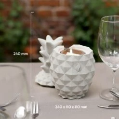 Besonderer Outdoor Kerzenständer - Ananas Mit Kerze - Hopera -Pflanz Traum Verkaufsgeschäft besonderer outdoor kerzenstaender ananas mit kerze hopera3