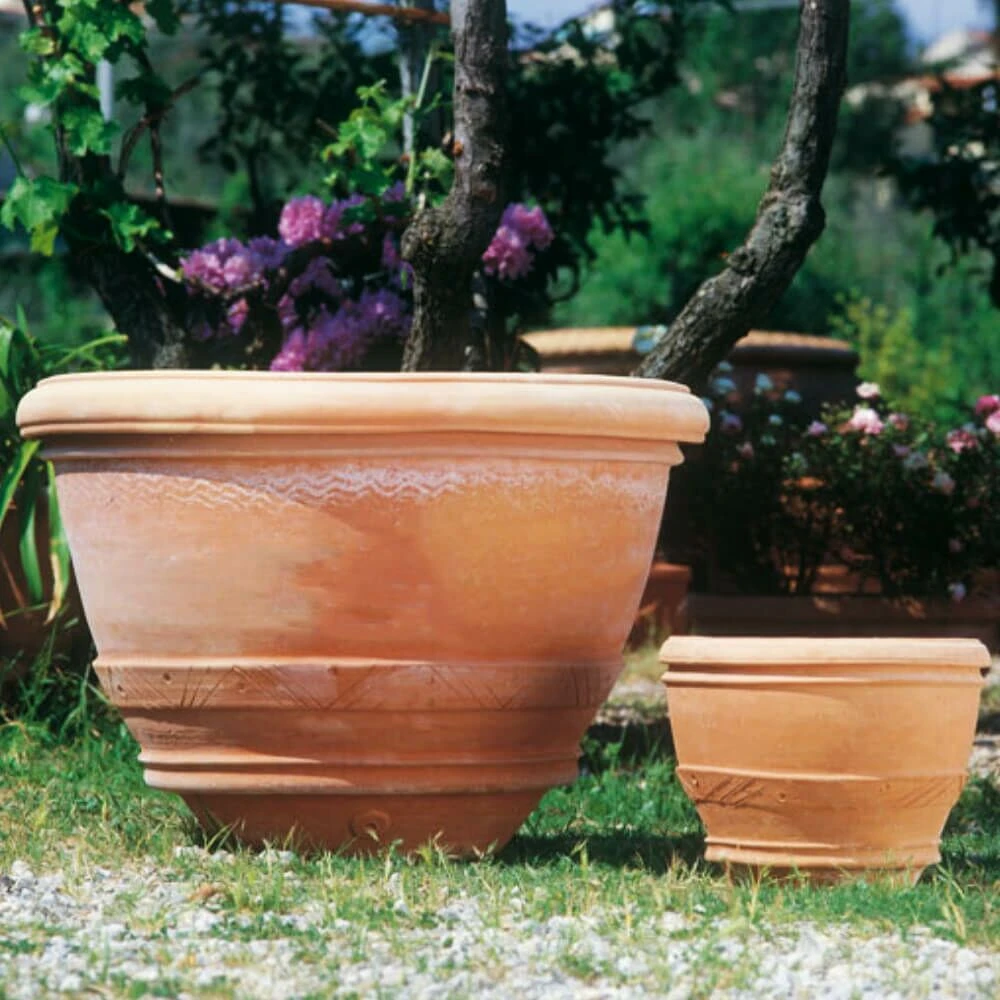 Blumenkübel Aus Terracotta - Frostbeständig - Marsilius 4 Blumenkübel Aus Terracotta - Frostbeständig - Marsilius – Bild 2