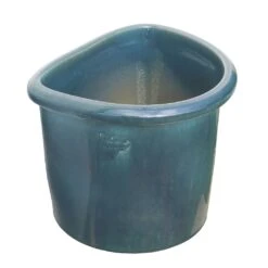 Blumentopf Zur Wandmontage - Steinzeug Winterfest - Grün - Carus Verde