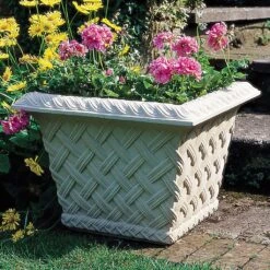 Deko Gartengefäß Aus Steinguss - Potton Manor