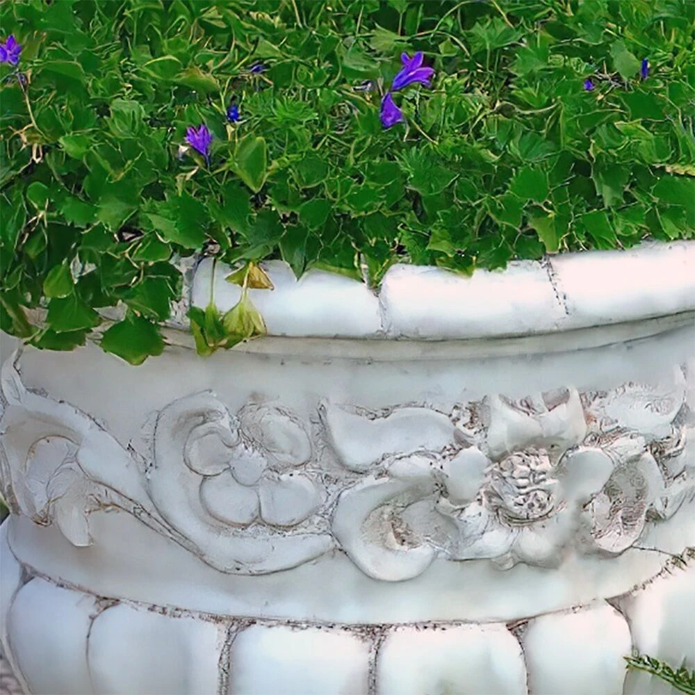 Dekorativer Steinguss Pflanzkübel Für Den Garten - Eleana 4 Dekorativer Steinguss Pflanzkübel Für Den Garten - Eleana – Bild 2