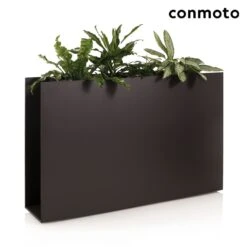 Elegantes Outdoor Pflanzgefäß Aus HPL Anthrazit - Sotomon