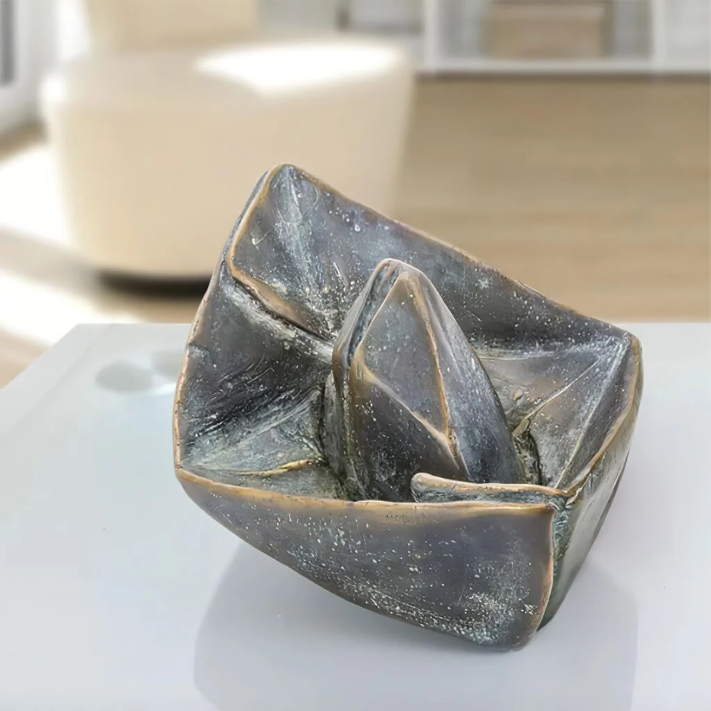 Faltboot Aus Bronze Als Limitiertes Dekorationselement - Boat 4 Faltboot Aus Bronze Als Limitiertes Dekorationselement - Boat – Bild 2