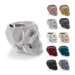 Farbiger Totenschädel Kerzenhalter Für Draußen - Johnio 12 Farbiger Totenschädel Kerzenhalter Für Draußen - Johnio -Pflanz Traum Verkaufsgeschäft farbiger totenschaedel kerzenhalter fuer draussen johnio3