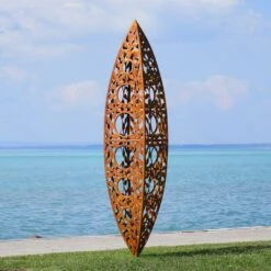 Florale Garten Plastik Aus Metall - Zapfenform - Groß - Emperon