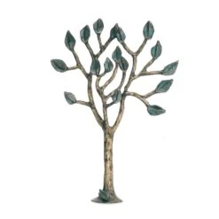 Freistehender Bronzebaum Für Den Garten Mit Grün - Pelera