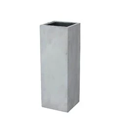Garten Pflanzvase Aus Glasfaser-Beton - Modern - Grau - Campali