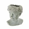 Grauer Pflanztopf Aus Zement - Junge Büste - Tamoran 2 Grauer Pflanztopf Aus Zement - Junge Büste - Tamoran -Pflanz Traum Verkaufsgeschäft grauer pflanztopf aus zement junge bueste tamoran