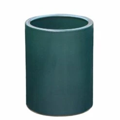 Großer Outdoor Blumenkübel Aus Steinzeug - Grün - Winterfest - Tardus Verde