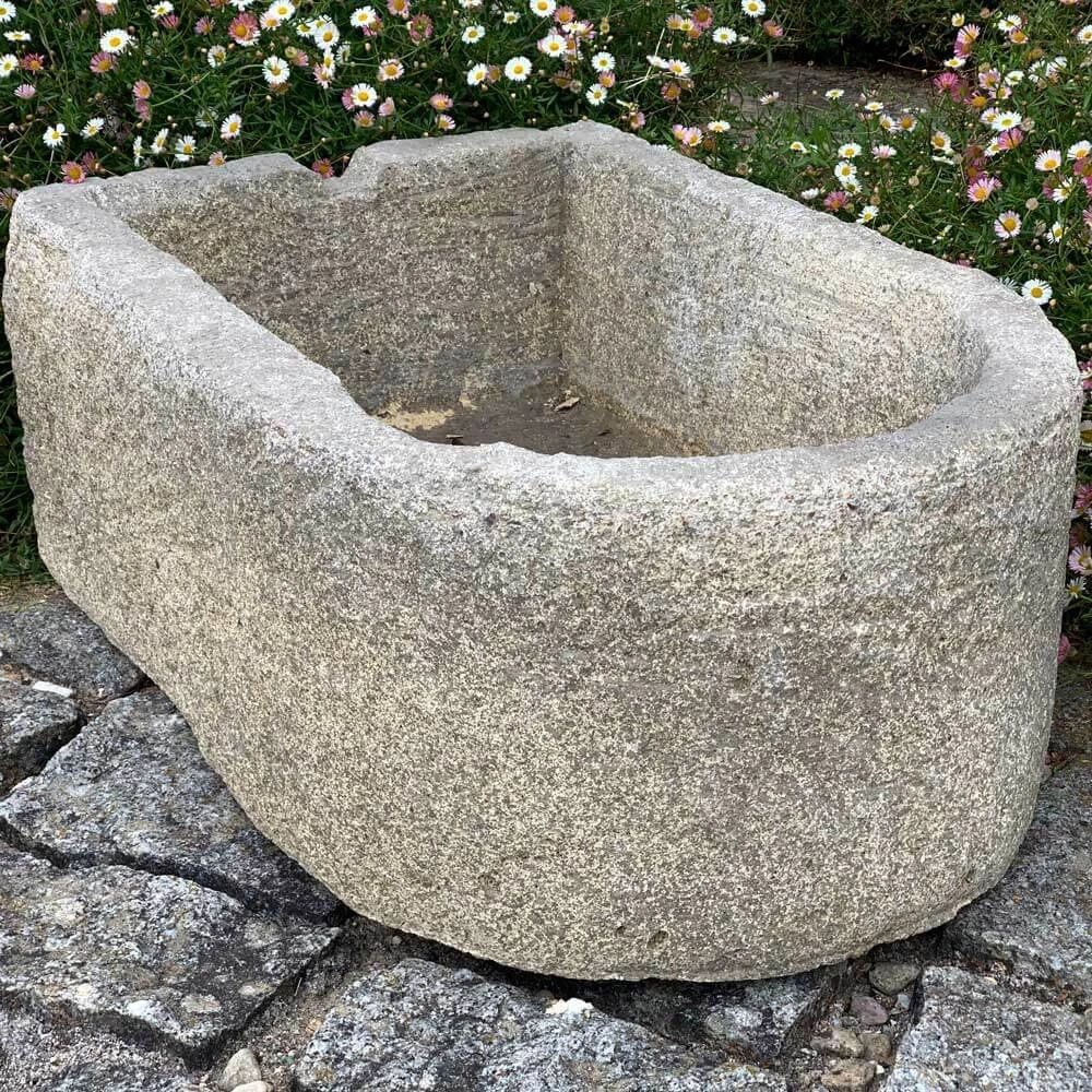 Großer Steinguss Pflanztrog Frostfest Mit Rundung - Jekarna 3 Großer Steinguss Pflanztrog Frostfest Mit Rundung - Jekarna