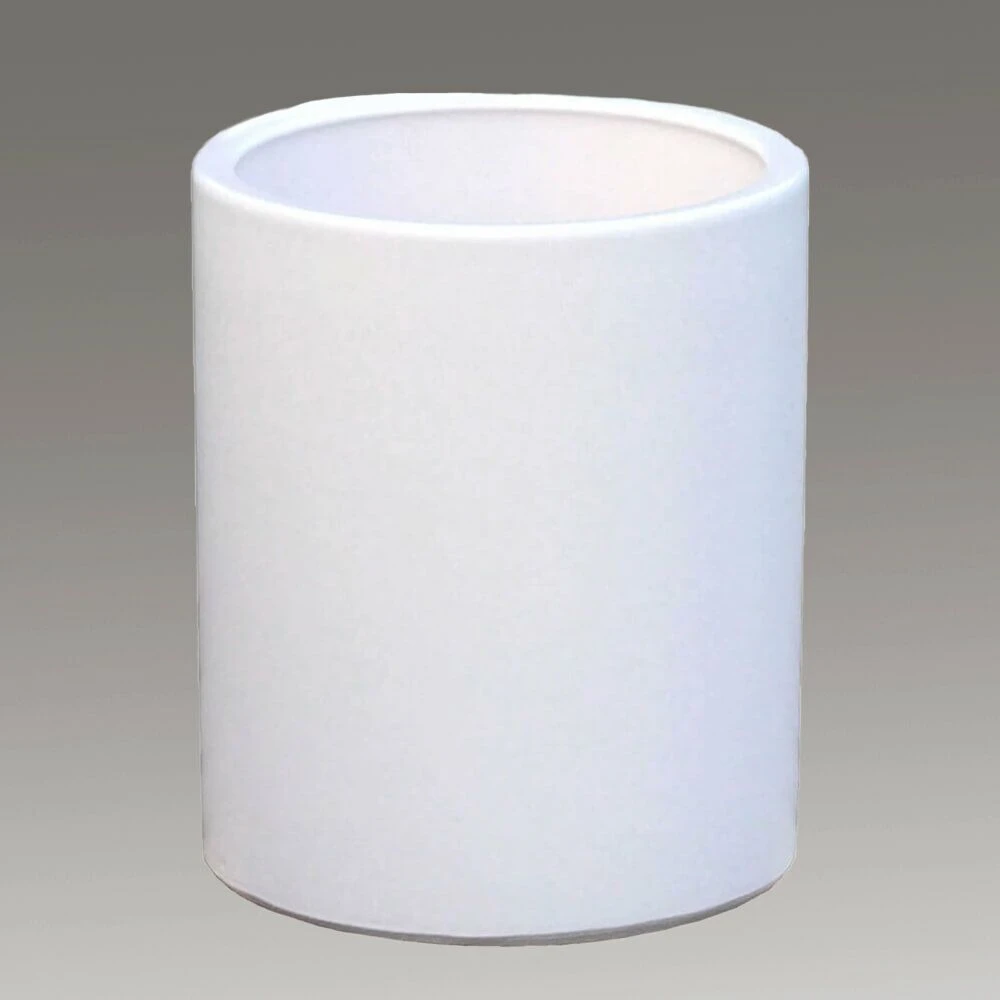 Großer Weißer Blumenkübel Aus Steinzeug - Winterfest - Rund - Paratus Blanc 3 Großer Weißer Blumenkübel Aus Steinzeug - Winterfest - Rund - Paratus Blanc