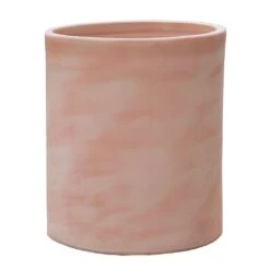 Großes Pflanzgefäß Für Draußen - Terrakotta - Steinzeug Rund - Tardus Terra