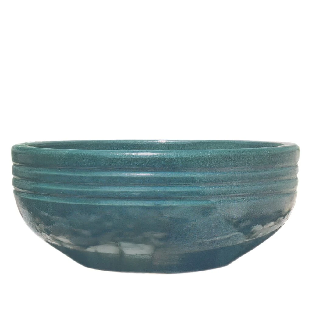 Grüne Pflanzschale Für Draußen - Keramik Winterfest - Rund - Telesto Verde 3 Grüne Pflanzschale Für Draußen - Keramik Winterfest - Rund - Telesto Verde