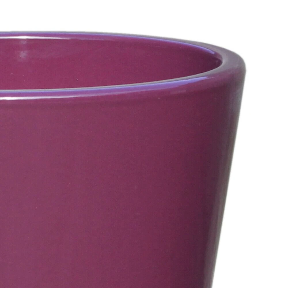 Keramik Pflanzkübel Für Außen - Frostsicher - Fuchsia - Hoch - Amphiro Roza 4 Keramik Pflanzkübel Für Außen - Frostsicher - Fuchsia - Hoch - Amphiro Roza – Bild 2