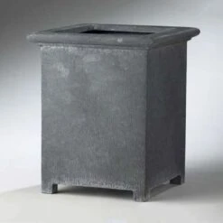 Klassischer Pflanzkübel Stahl/Cortenstahl - Eckig - Meradina Geran