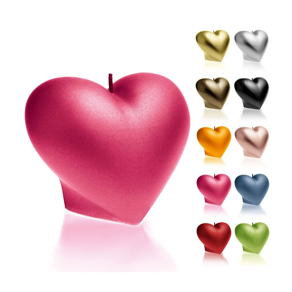 Kleine Herz Dekoskulptur Kerze Aus Wachs - Klassisch & Vegan - Smooth Hearth 5 Kleine Herz Dekoskulptur Kerze Aus Wachs - Klassisch & Vegan - Smooth Hearth – Bild 3