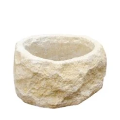 Kleiner Blumentopf Mit Rauer Oberfläche Aus Steinguss - Betula