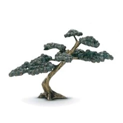 Kleiner Bonsai Für Den Garten Aus Bronze Mit Grünen Blättern - Bonai