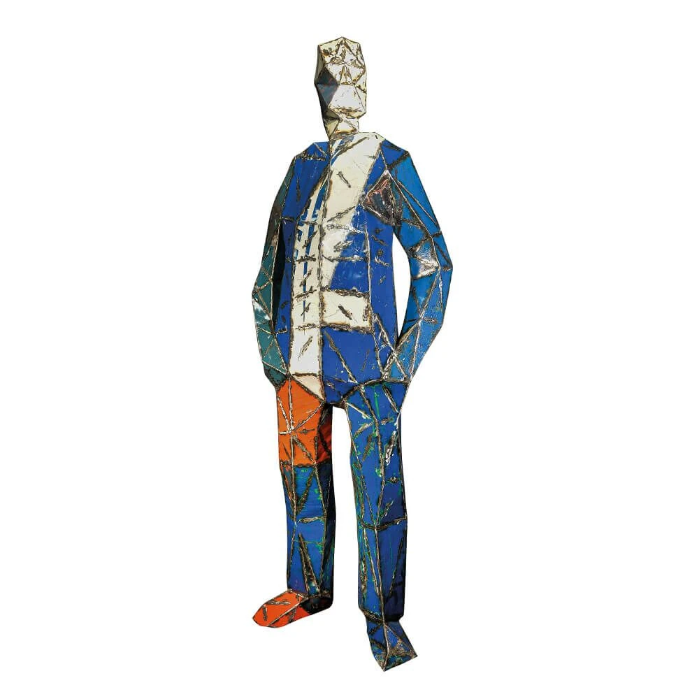 Lebensgroße Männer Dekofigur Im Pop-Art Stil Aus Upcycelten Fässern - Kaleo 4 Lebensgroße Männer Dekofigur Im Pop-Art Stil Aus Upcycelten Fässern - Kaleo – Bild 2