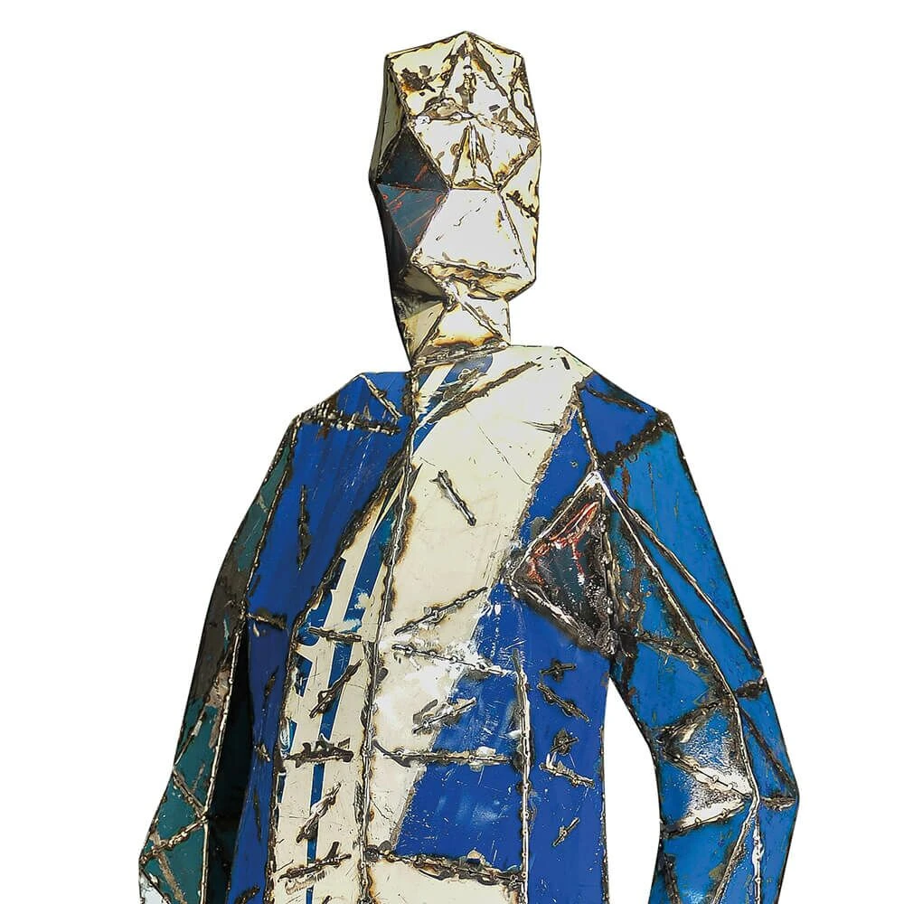 Lebensgroße Männer Dekofigur Im Pop-Art Stil Aus Upcycelten Fässern - Kaleo 5 Lebensgroße Männer Dekofigur Im Pop-Art Stil Aus Upcycelten Fässern - Kaleo – Bild 3