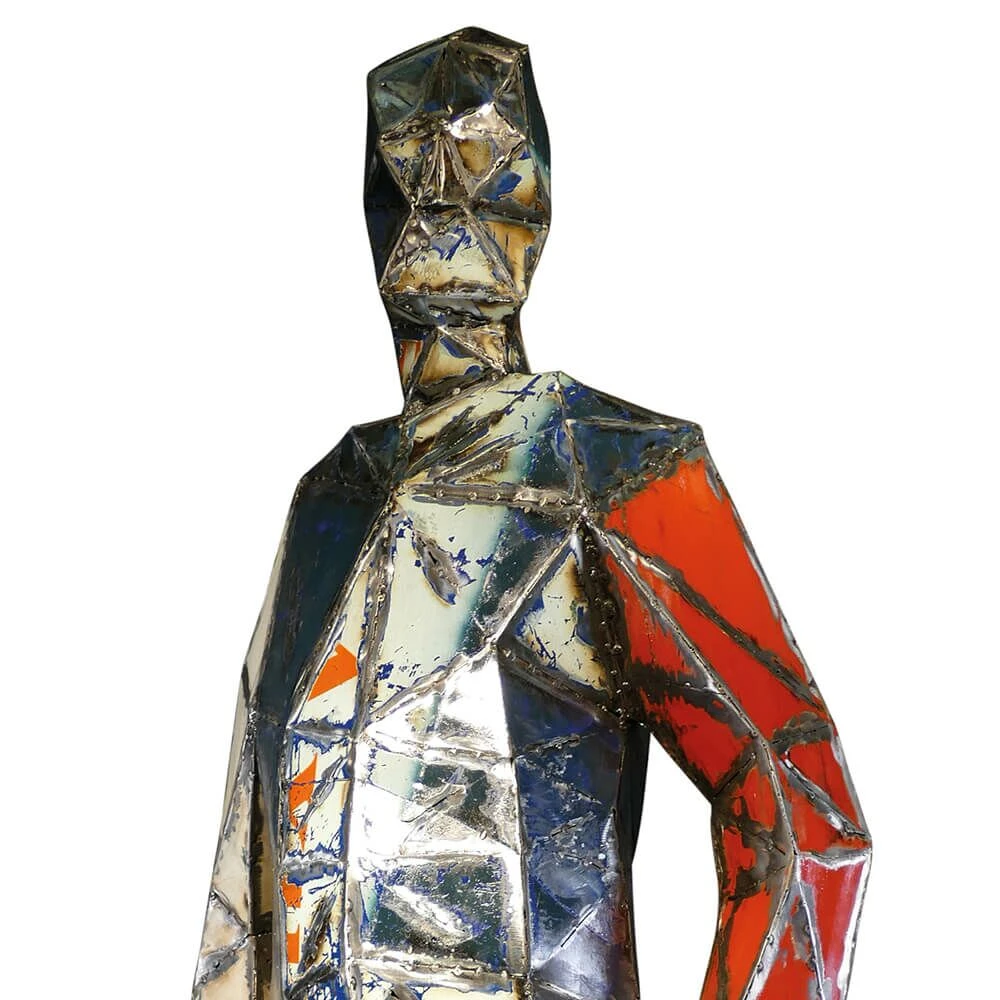 Lebensgroße Männer Dekofigur Im Pop-Art Stil Aus Upcycelten Fässern - Kaleo 6 Lebensgroße Männer Dekofigur Im Pop-Art Stil Aus Upcycelten Fässern - Kaleo – Bild 4