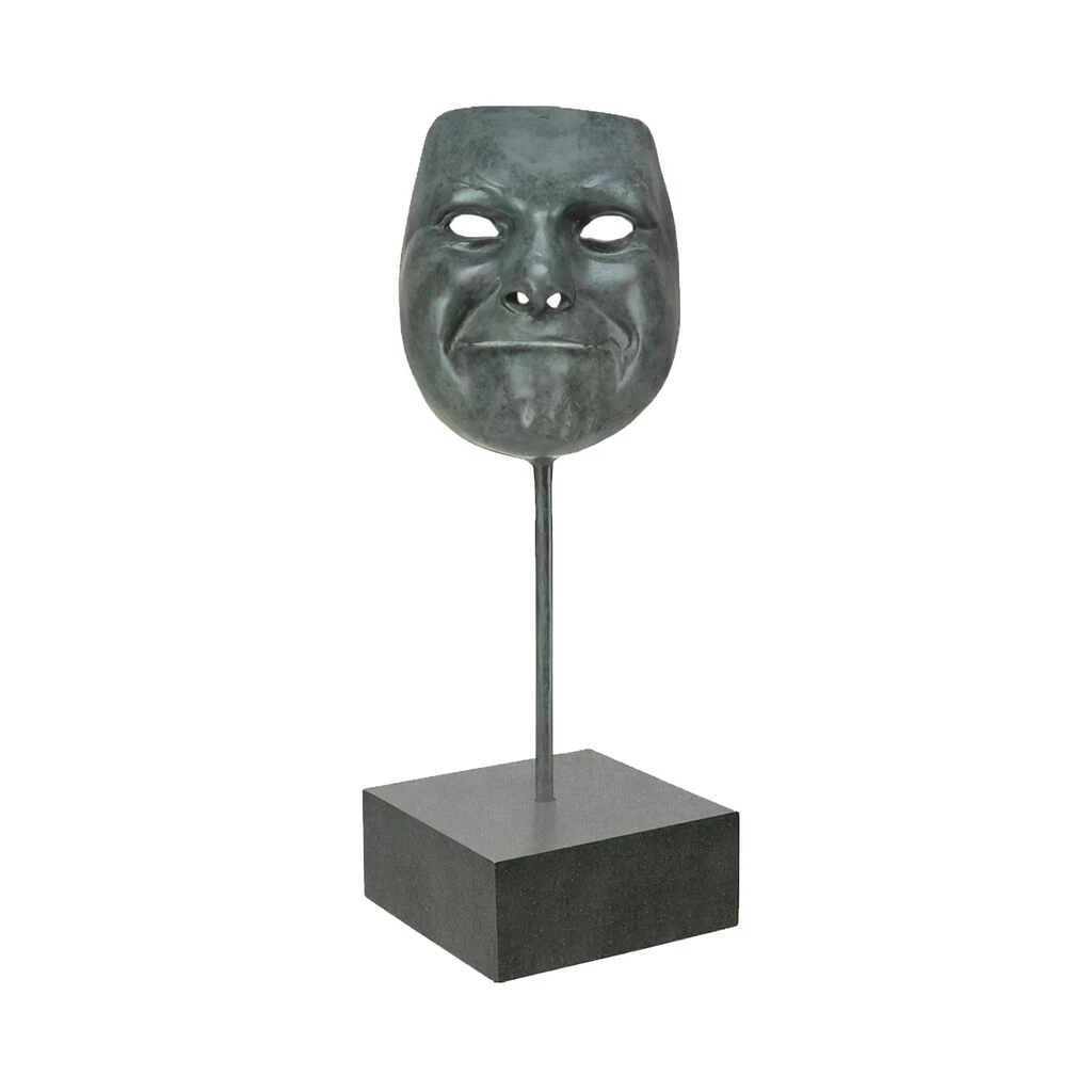 Limitierte Künstlerplastik Maske Mit Sockel - Mask III 3 Limitierte Künstlerplastik Maske Mit Sockel - Mask III