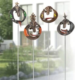 Limitierte Maskenbronze Für Den Garten - Farbig - Maske 3 -Pflanz Traum Verkaufsgeschäft limitierte maskenbronze fuer den garten farbig maske 34