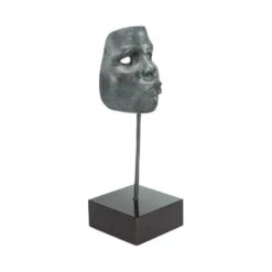 Limitierte Maskenplastik Aus Bronze Mit Sockel - Mask I -Pflanz Traum Verkaufsgeschäft limitierte maskenplastik aus bronze mit sockel mask i2