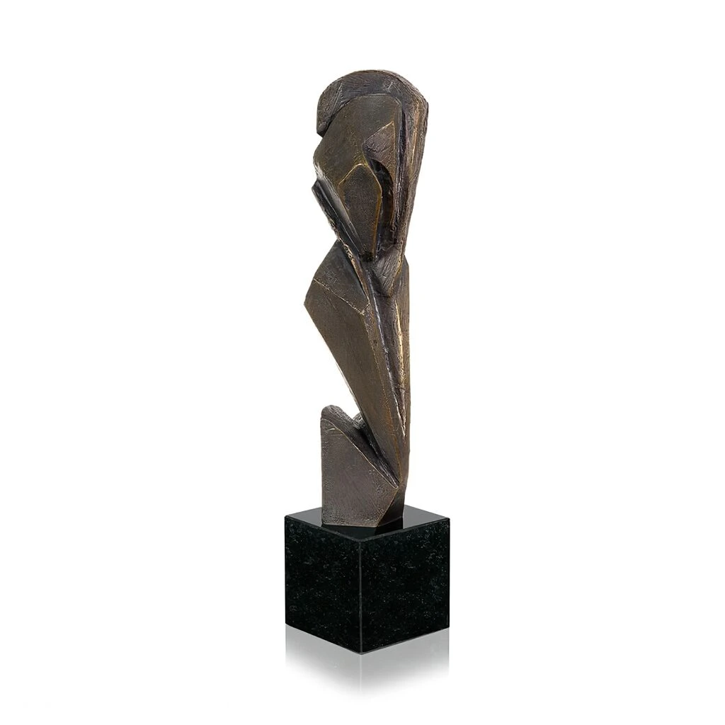 Moderne Bronzeplastik - Limitierte Künstler Kristallfigur - Vegetamorph 3 Moderne Bronzeplastik - Limitierte Künstler Kristallfigur - Vegetamorph