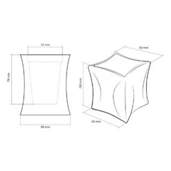 Modernes Pflanzgefäß - Würfel - Farbig Aus Beton - Chagoll -Pflanz Traum Verkaufsgeschäft modernes pflanzgefaess wuerfel farbig aus beton chagoll4