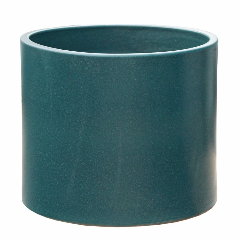 Outdoor Pflanzgefäß Aus Steinzeug - Grün - Frostsicher - Rund - Rivus Verde 3 Outdoor Pflanzgefäß Aus Steinzeug - Grün - Frostsicher - Rund - Rivus Verde