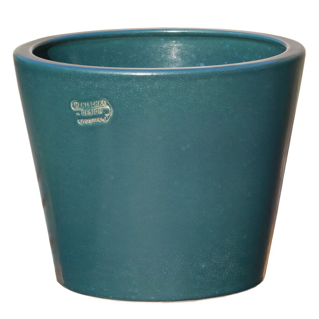 Outdoor Pflanzkübel Rund - Grün - Groß - Steinzeug Winterfest - Votum Verde 3 Outdoor Pflanzkübel Rund - Grün - Groß - Steinzeug Winterfest - Votum Verde