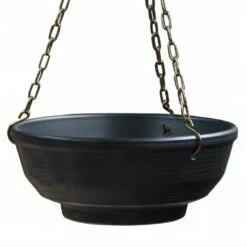 Outdoor Pflanzschale Zum Hängen - Frostsicher - Anthrazit - Cavus Niger