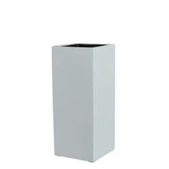 Outdoor Pflanzvase Eckig - Polystone Hochglänzend Weiß - Corciano -Pflanz Traum Verkaufsgeschäft outdoor pflanzvase eckig polystone hochglaenzend weiss corciano2