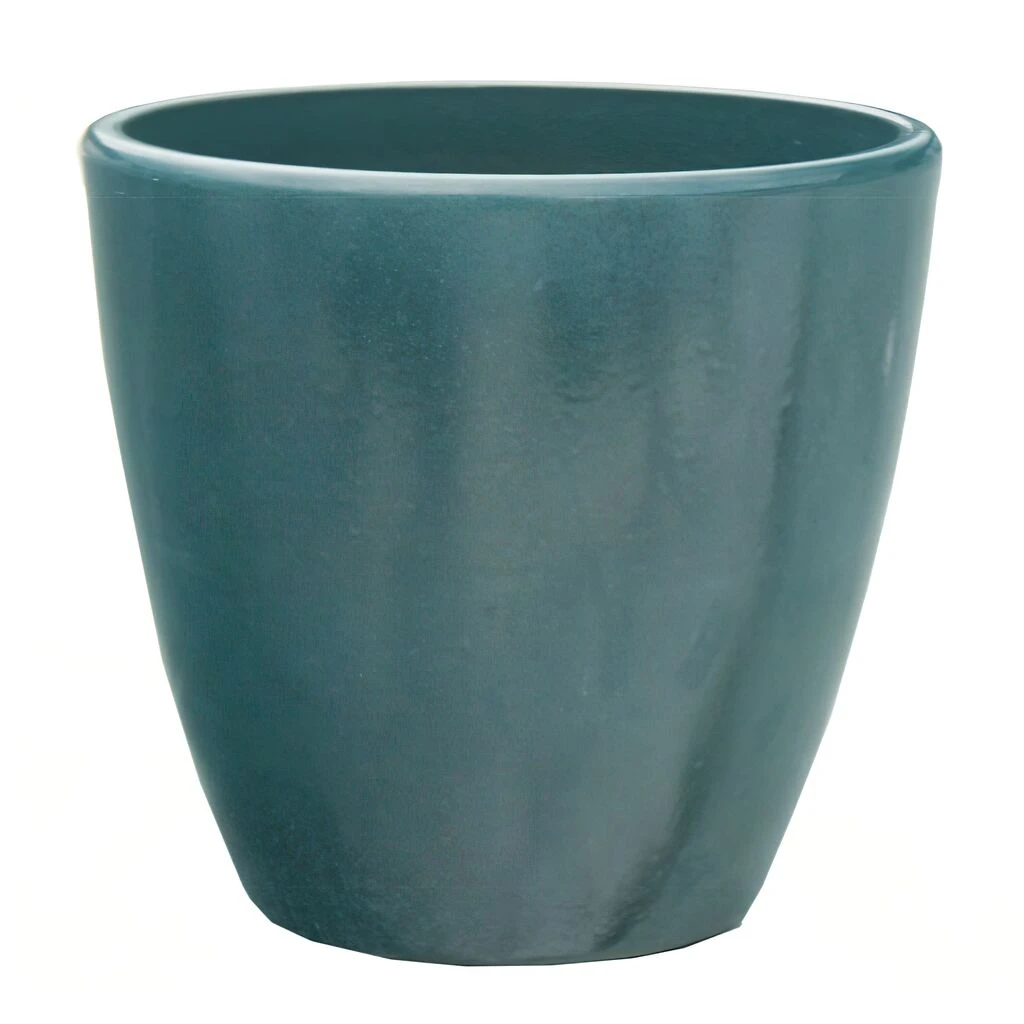 Outdoor Übertopf Aus Steinzeug In Grün - Frostfest Kaufen - Akaste Verde 4 Outdoor Übertopf Aus Steinzeug In Grün - Frostfest Kaufen - Akaste Verde – Bild 2