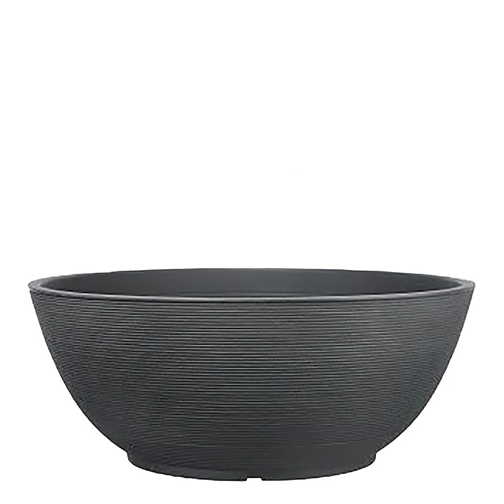 Outdoor XXL Pflanzschale Aus Kunststoff - UV-Beständig - Anthrazit - Kahula 4 Outdoor XXL Pflanzschale Aus Kunststoff - UV-Beständig - Anthrazit - Kahula – Bild 2