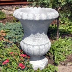 Pflanzamphore Aus Steinguss Für Den Garten - Delia