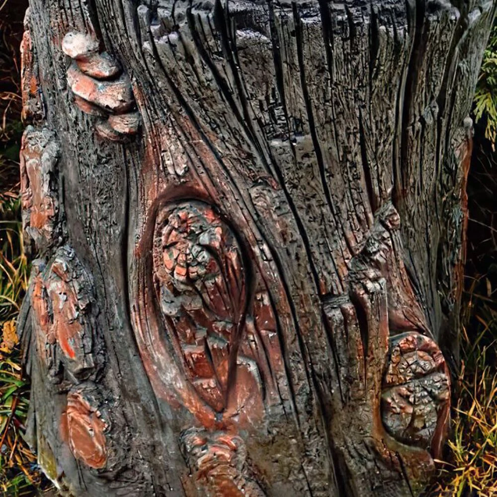 Pflanzgefäß Aus Steinguss Im Baumstamm Look - Holzoptik Oder Einfarbig - Yanna 4 Pflanzgefäß Aus Steinguss Im Baumstamm Look - Holzoptik Oder Einfarbig - Yanna – Bild 2