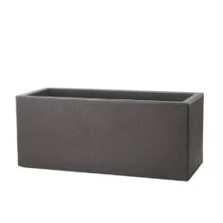 Pflanzkasten Aus Kunststoff - Anthrazit - UV-beständig - Guada