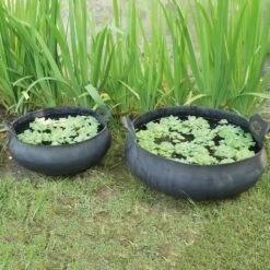 Pflanz Traum Verkaufsgeschäft -Pflanz Traum Verkaufsgeschäft pflanzschale mit griffen aus recycelten lkw reifen kalea2