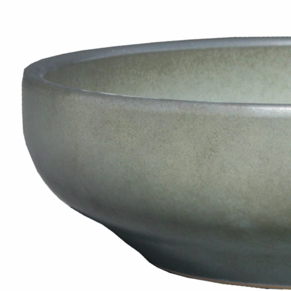 Pflanzschale / Vogelbad In Grün - Steinzeug Frostsicher - Modern - Altus Tropu 4 Pflanzschale / Vogelbad In Grün - Steinzeug Frostsicher - Modern - Altus Tropu – Bild 2