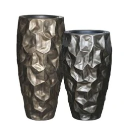 Pflanzvase Mit Einsatz - Indoor - Moderner Graphit Look - Asketano -Pflanz Traum Verkaufsgeschäft pflanzvase mit einsatz indoor moderner graphit look asketano3