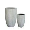 Polystone Pflanzgefäße Im 2er Set - Modern - Hellgrau - Barga -Pflanz Traum Verkaufsgeschäft polystone pflanzgefaesse im 2er set modern hellgrau barga